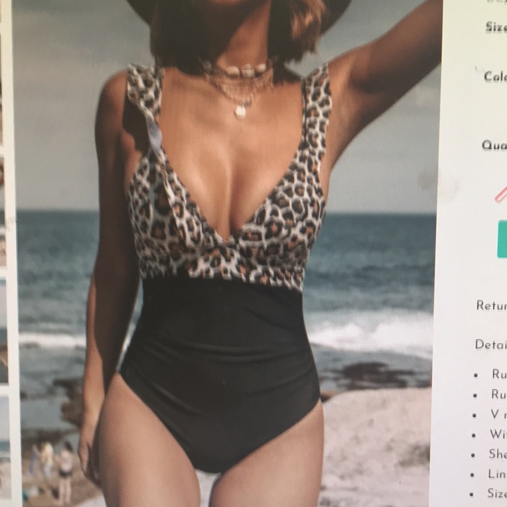 BRAND NEW NEVER WORN CUTE ONE PIECE SWIM SUIT